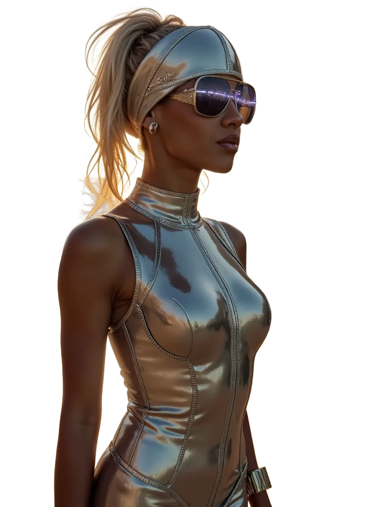 Blonde Bot presenting Artificial Ingenious