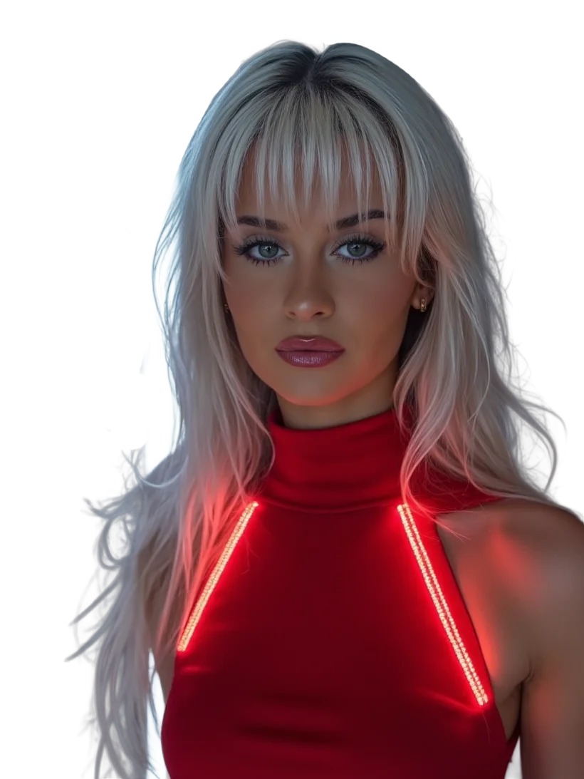 Blonde Bot presenting Artificial Ingenious